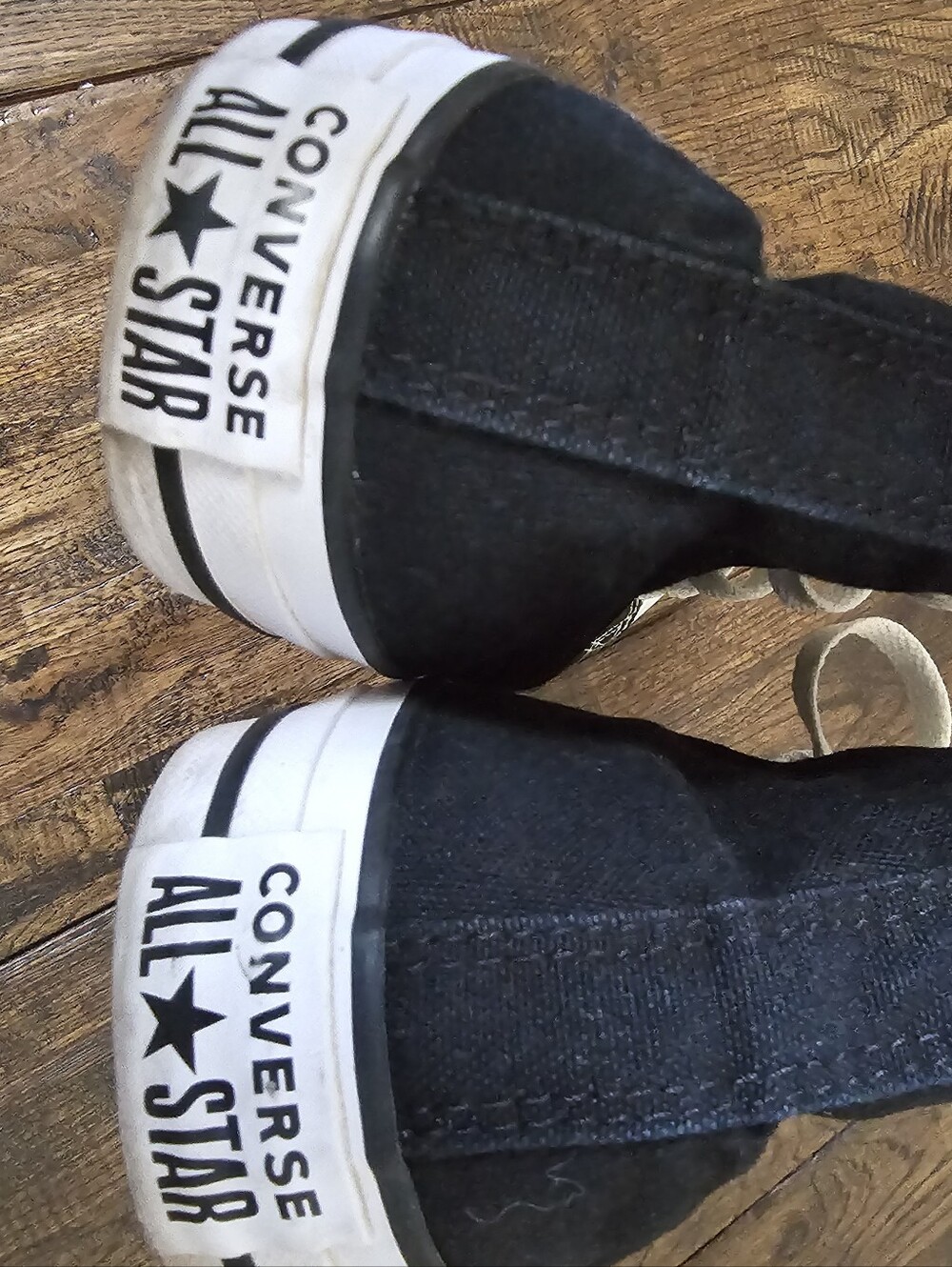 Converse Womens/ Mens Black High Tops Size 10 - Picture 7 of 8